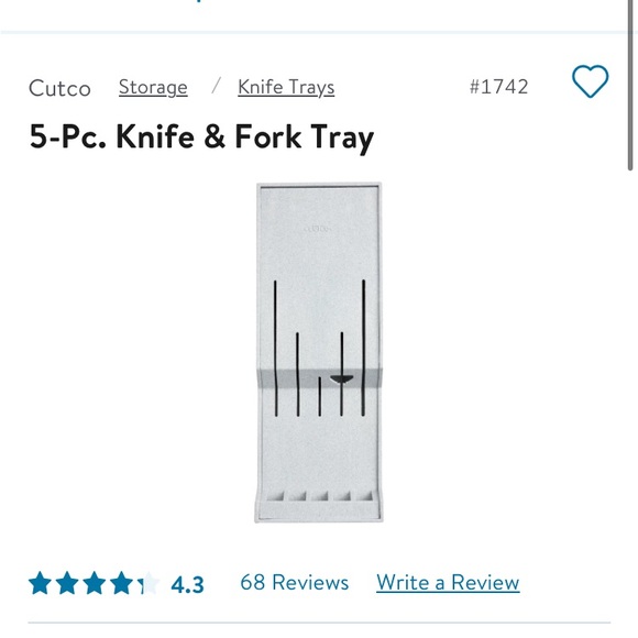 Brand new Cutco knife tray - Picture 1 of 5